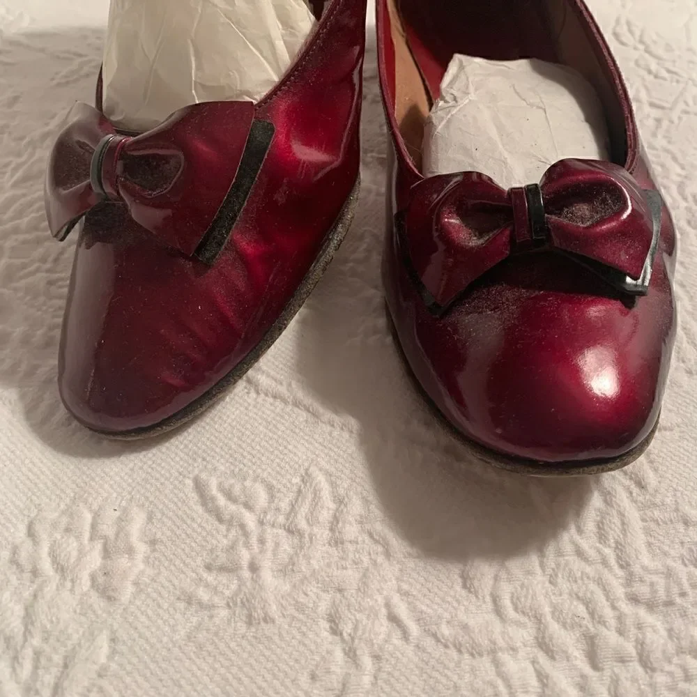 Women's Vintage Red Salvatore Ferragamo Shoes